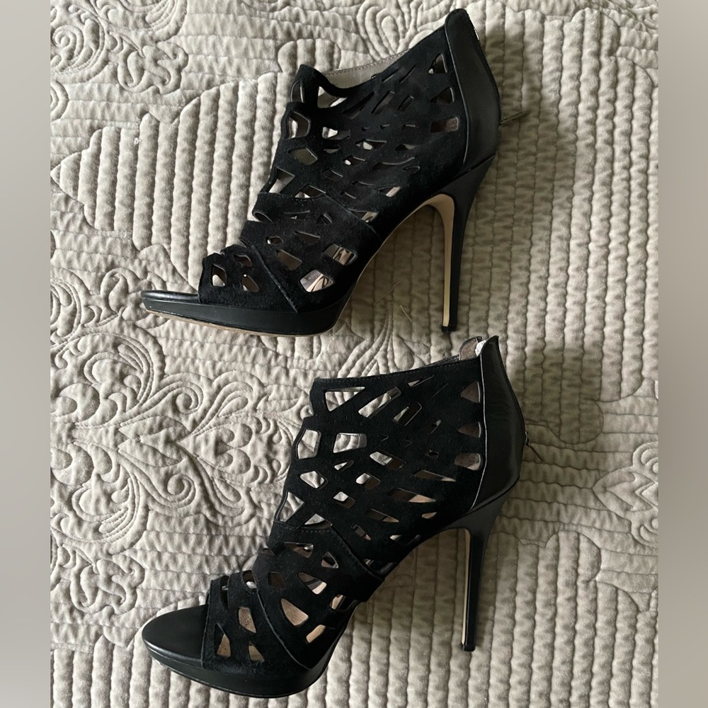 Sam Edelman Ellie Stiletto Heel, Black, Size 9.5